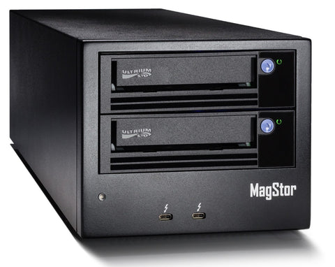 MagStor DUAL LTO7 6TB Thunderbolt 3 Tape Drive LTO-7