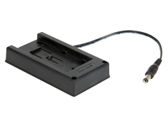 Teradek - BIT 600 Battery adapter plate for Canon BP-970G 7.2V to Barrel Connector